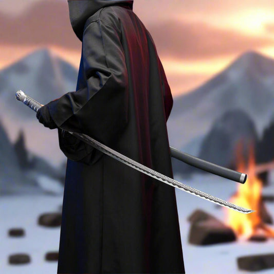 Elden Ring Moonveil Katana – Authentic Life - Size Sword Replica | Hand - Forged Full Tang Steel | Collector’s Display, Cosplay & Gamer Gift - TheFantasyBlades