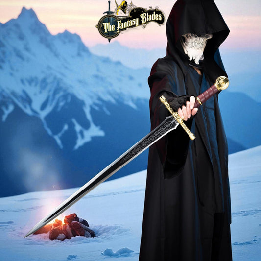 Lordsworn’s Straight Sword Replica – Life - Size Elden Ring Cosplay Prop - TheFantasyBlades