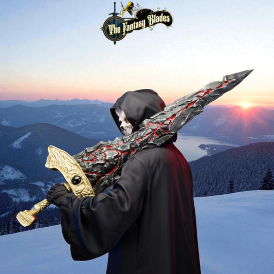 Maliketh’s Black Blade Life - Size Replica Sword – Elden Ring Cosplay Prop - TheFantasyBlades