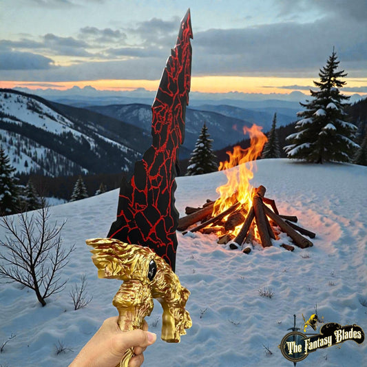 Maliketh's Black Blade | 46" Metal Elden Ring Replica Sword - TheFantasyBlades