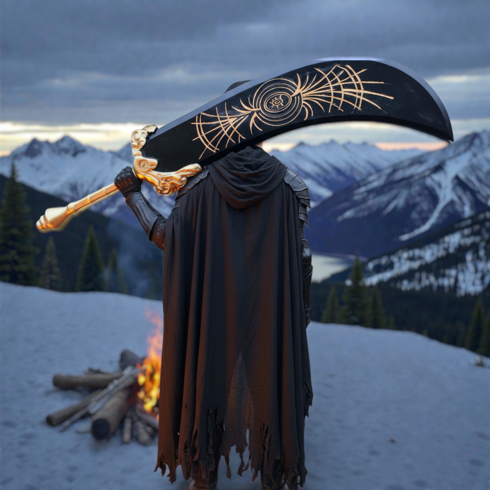 Starscourge Greatsword Replica | 1:1 Scale Premium Fiberglass Prop - TheFantasyBlades